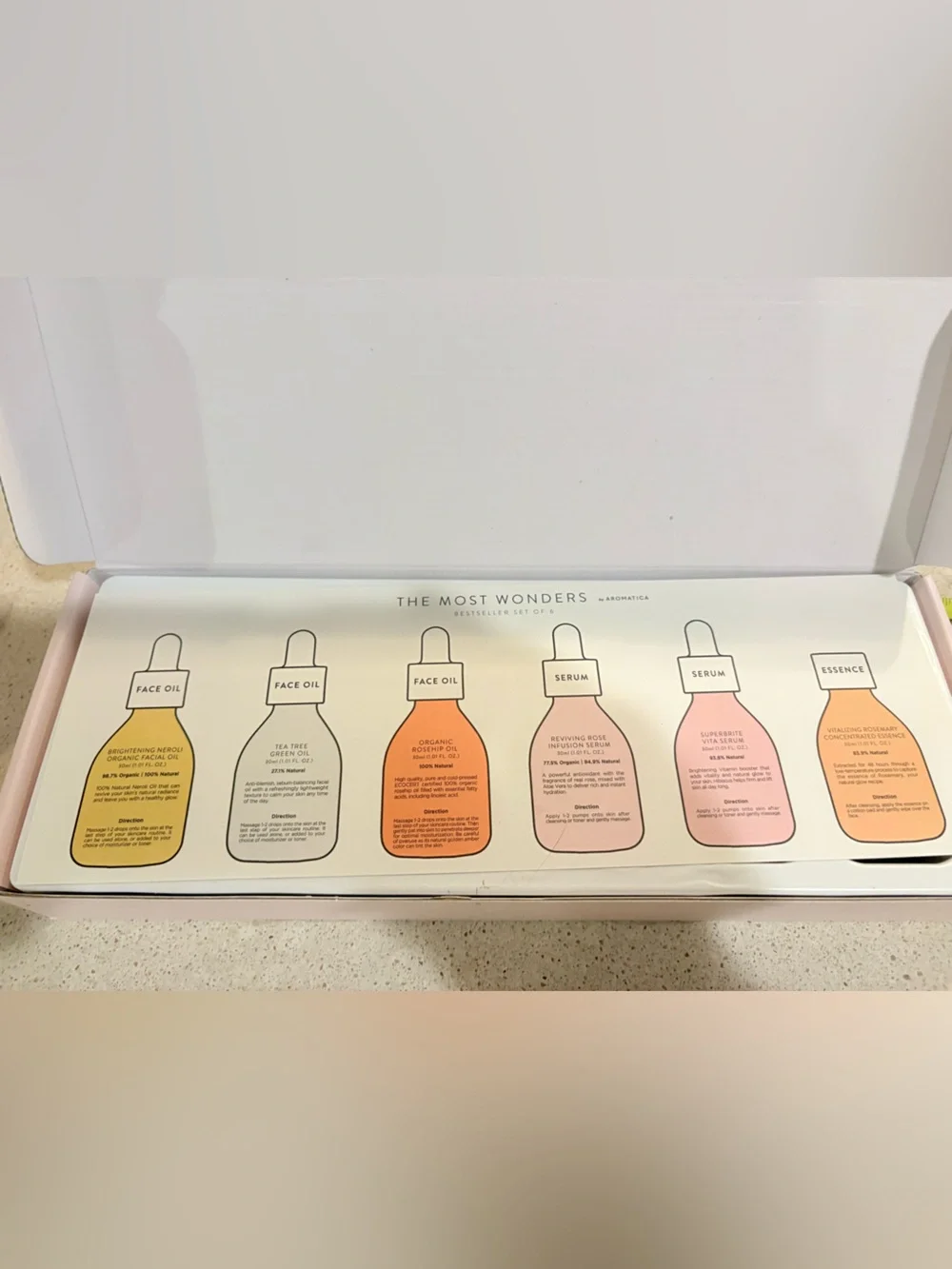 Aromatics The Most Wonders Facial Oil Set - Pink & Assorted